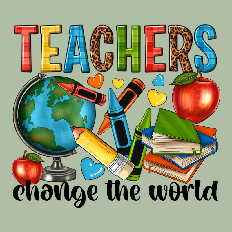 Teachers Change The World Urban Heavy Tee by NancyCooperArtShop | Teevron