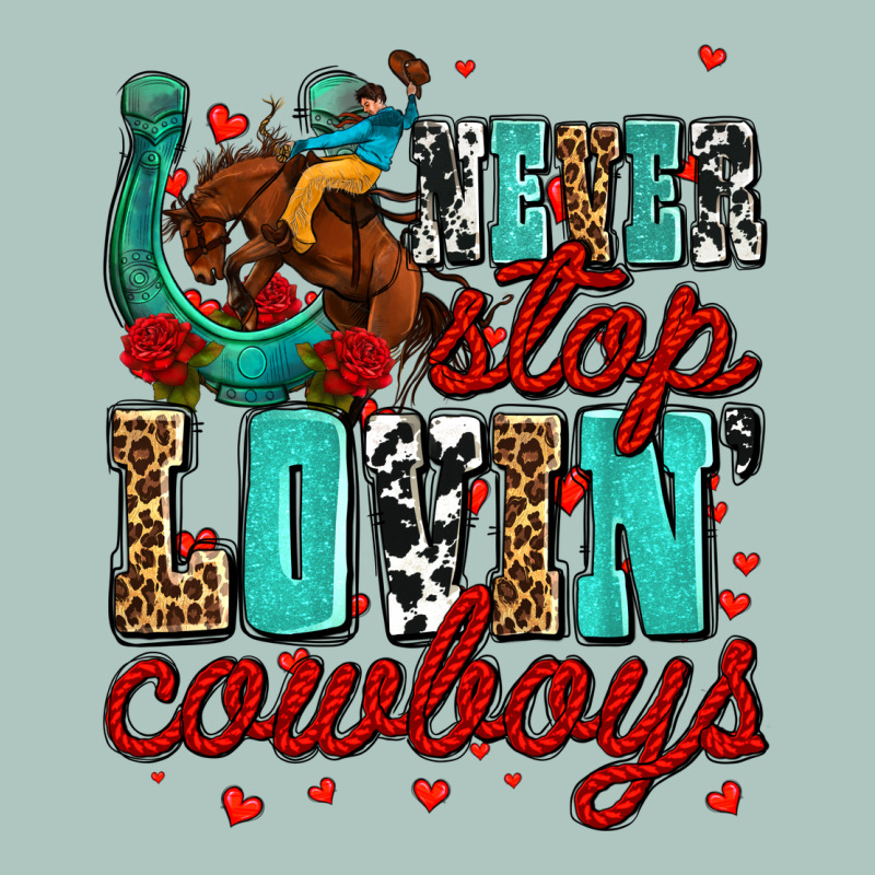 Never Stop Lovin Cowboys Olivia Premium Sweatshirt by OliviaCreatesArt | Teevron