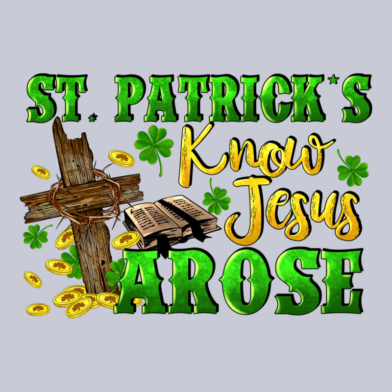 St. Patrick's Know Jesus Arose Heavyweight Hoodie by CowGirlArtShop | Teevron