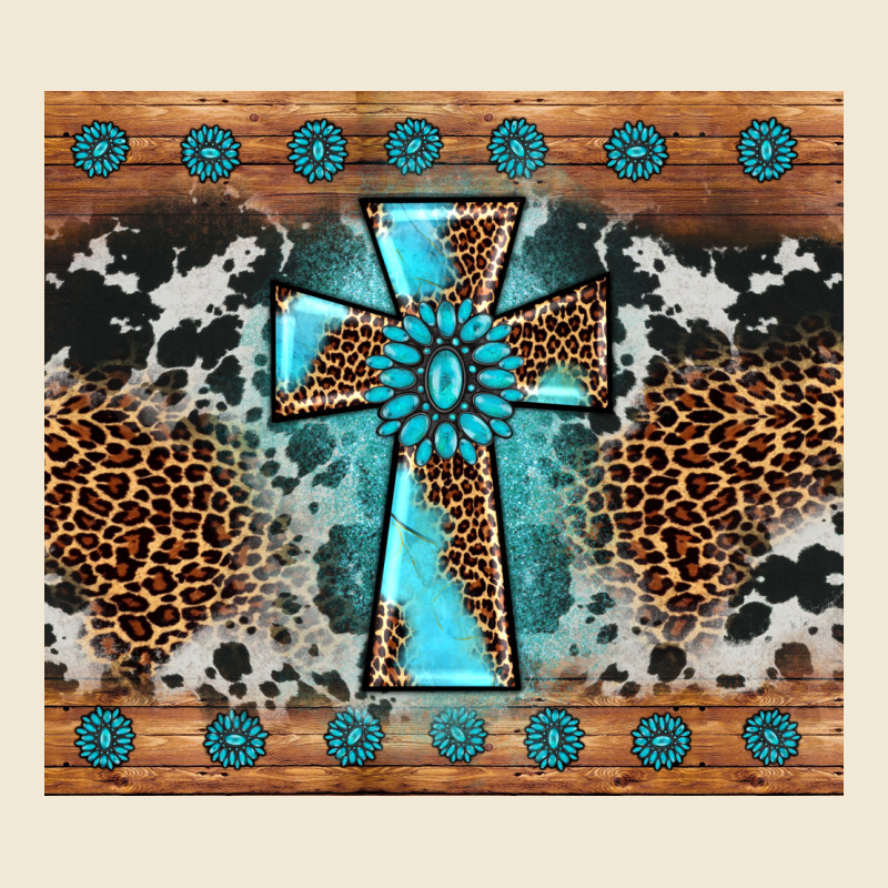 Gemstone Leopard Cross Premium Tee by AdoDesignShop | Teevron