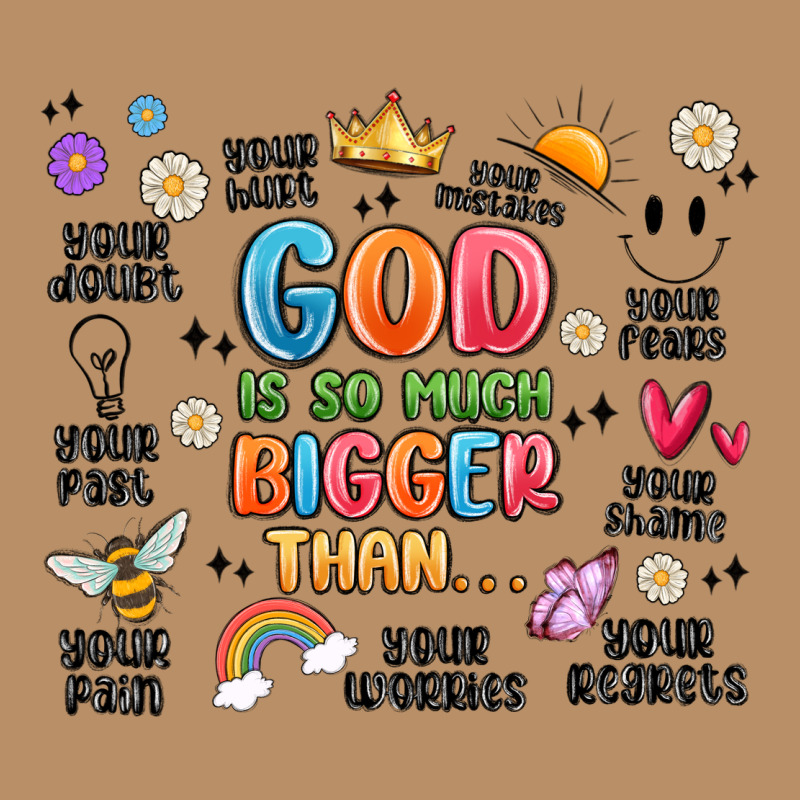 God Is So Much Bigger Than... Vintage Hoodie by MaliasSmallBusiness | Teevron