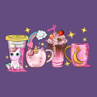 Unicorn Coffee Cups Vintage Hoodie | Teevron