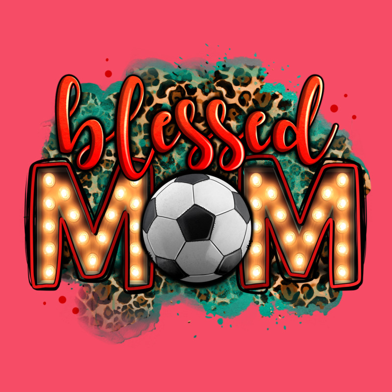 Blessed Soccer Mom Lightbulb Letters Premium Sweatshirt by OliviaCreatesArt | Teevron