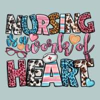Nursing Is A Work Of Heart Heavy Core Tee | Teevron