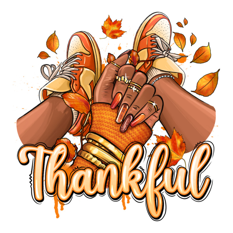 Thankful Black Girl Sneakers Ladies Tee by RanaPortraitStore | Teevron