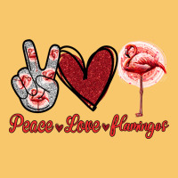 Peace Love Flamingo Vintage Hoodie | Teevron