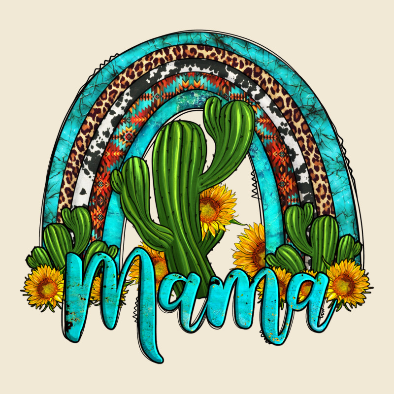 Western Cactus And Sunflower Mama Rainbow Premium Tee by Artiststas | Teevron