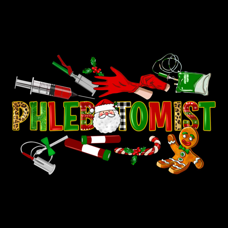 Christmas Phlebotomist Long Sleeve Tee by LillyAllenDesigns | Teevron