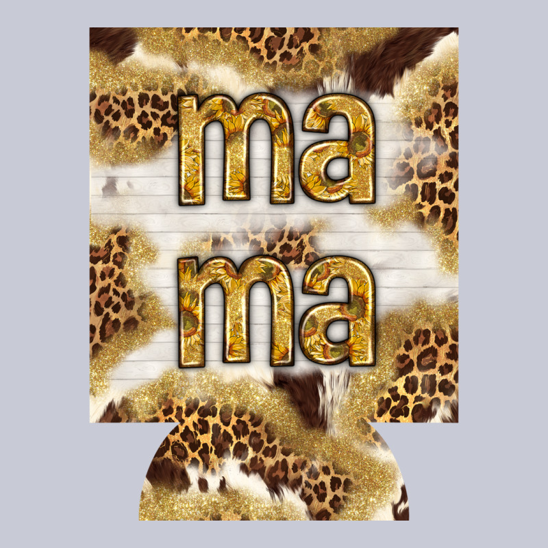 Mama With Leopard And Cowhide Regular Can Cooler Heavyweight Hoodie by HowdyJamesFarm | Teevron
