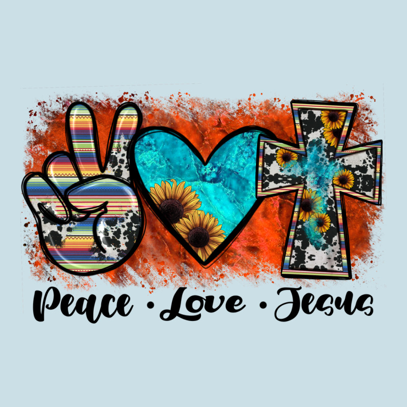 Peace Love Jesus Ladies Tee by JahusDesignShop | Teevron