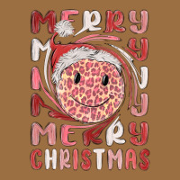 Merry Christmas Smiling Face Vintage Tee | Teevron