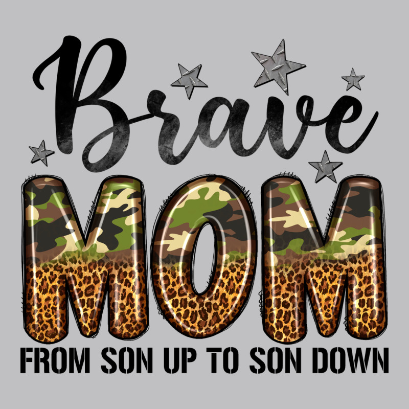 Brave Mom From Son Up To Son Down Long Sleeve Tee by LillyAllenDesigns | Teevron