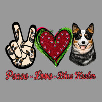 Peace Love Blue Heeler Vintage Hoodie | Teevron