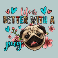 Life Is Better With A Pug Heavy Core Tee | Teevron