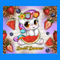 Sweet Summer Cute Unicorn Zipper Hoodie | Teevron