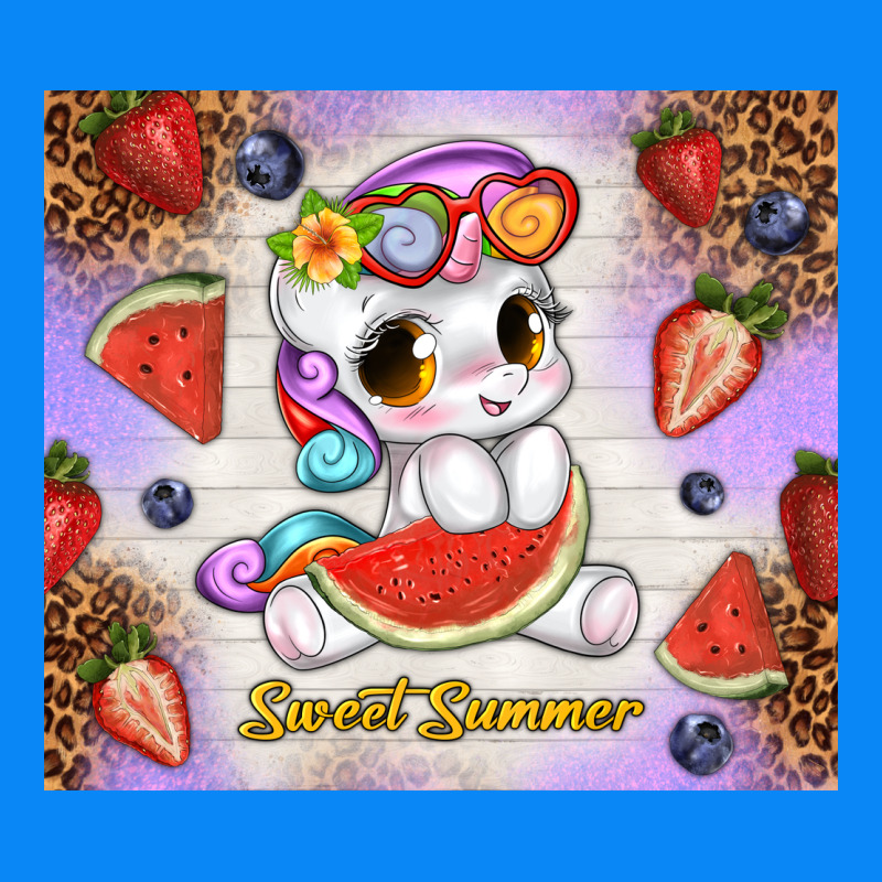 Sweet Summer Cute Unicorn Zipper Hoodie by TumblerDesignByShophia | Teevron