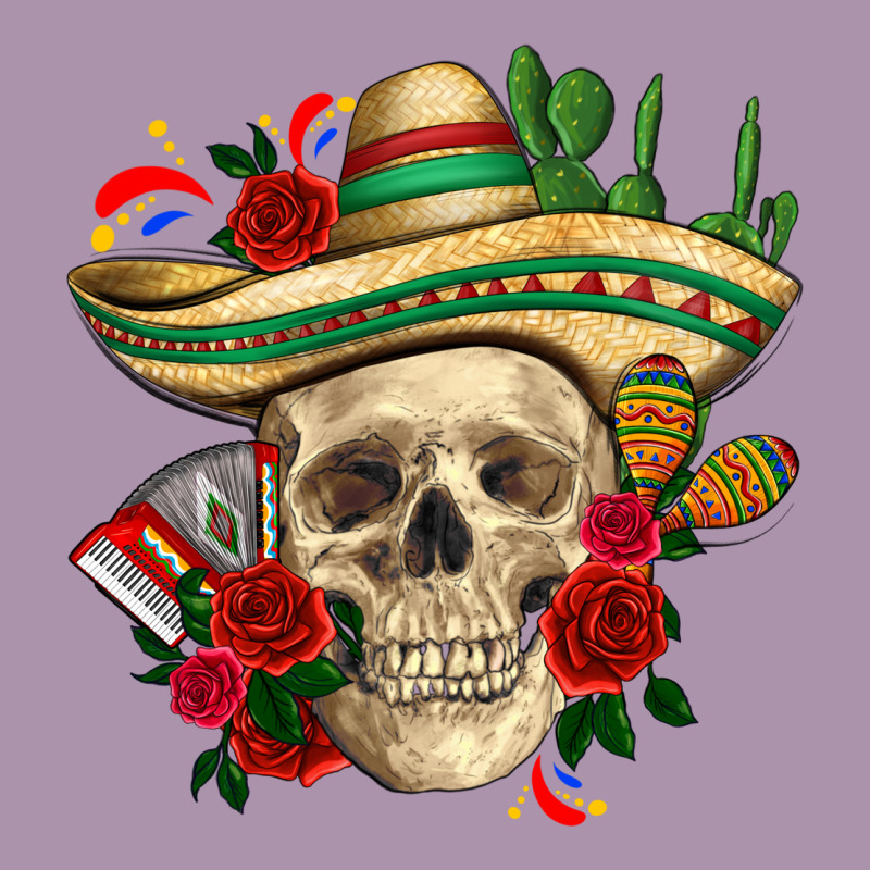 Di De Los Muertos With Roses Mexico Heavyweight Hoodie by HowdyJamesFarm | Teevron