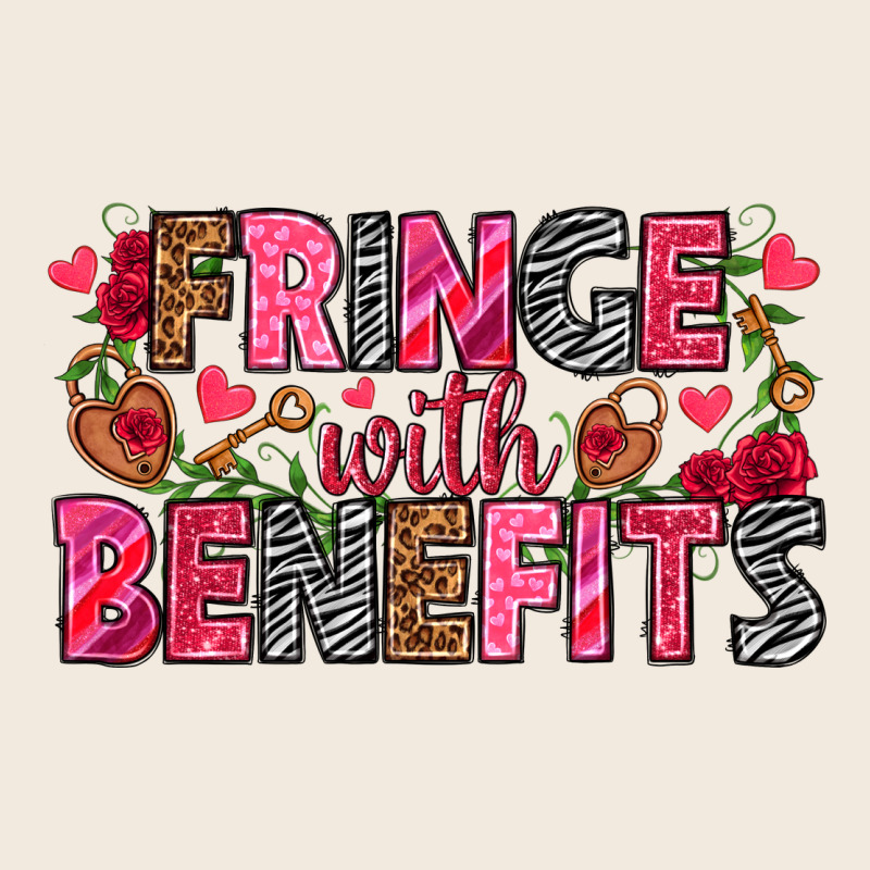 Fringe With Benefits Valentine's Day Zipper Hoodie by HowdyJamesFarm | Teevron