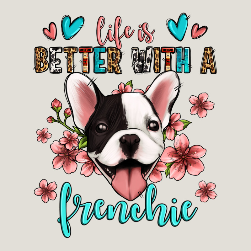Life Is Better With A Frenchie Heavy Core Tee by Jasminsmagicworld | Teevron