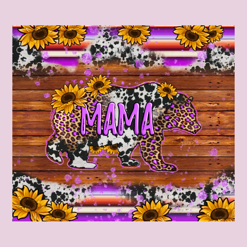 Mama Bear Sunflowers Purple Ladies Tee by Jasminsmagicworld | Teevron