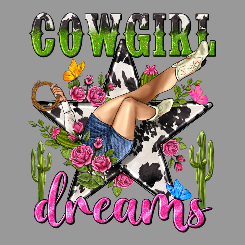 Western Rodeo Cowgirl Dreams Vintage Hoodie by NancyCooperArtShop | Teevron