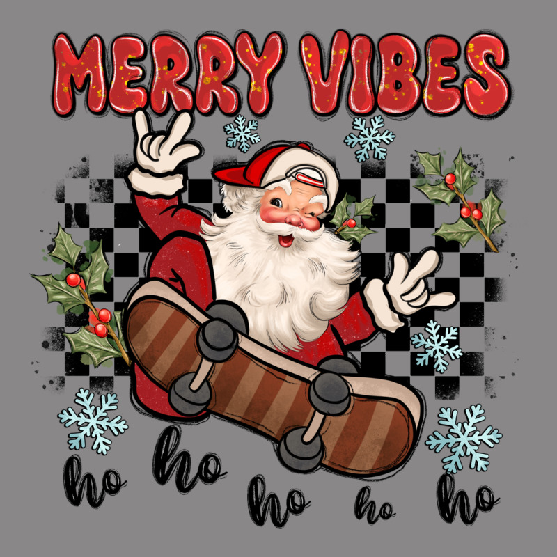 Merry Vibes Ho Ho Ho Vintage Tee by MaliasSmallBusiness | Teevron