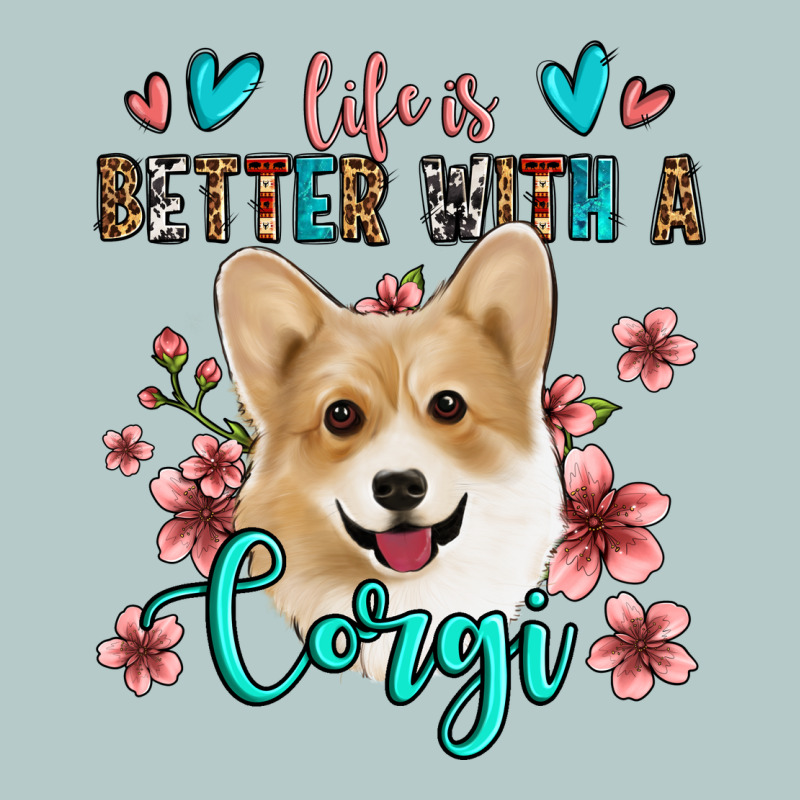 Life Is Better With A Corgi Heavy Core Tee by Jasminsmagicworld | Teevron