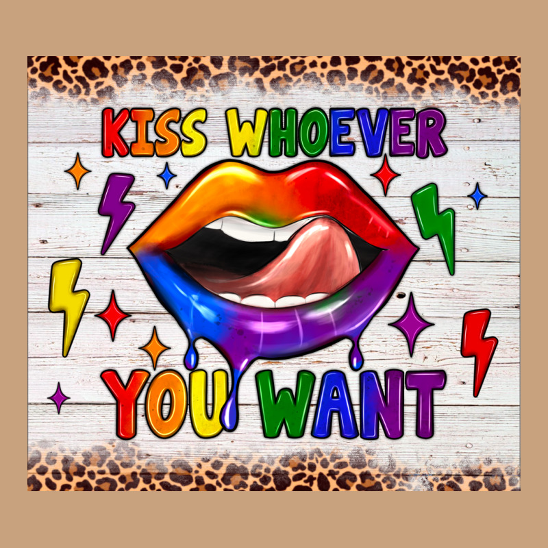 Kiss Whoever You Want Tumbler Vintage Tee by JahusDesignShop | Teevron