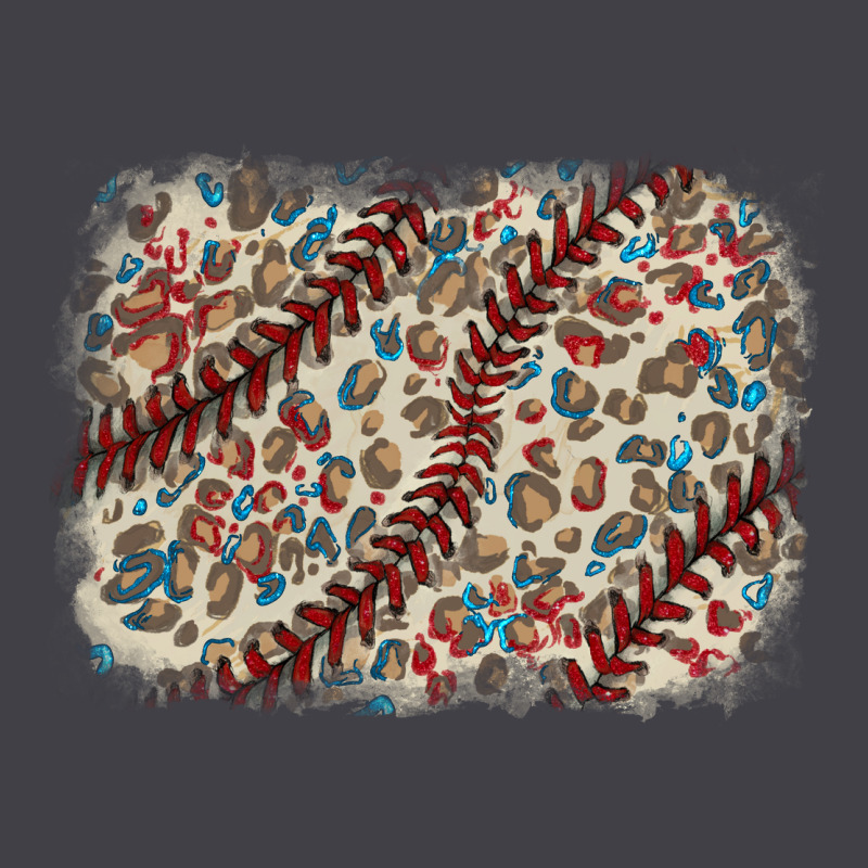 Baseball Leopard Glitter Background Heavyweight Hoodie by HowdyJamesFarm | Teevron