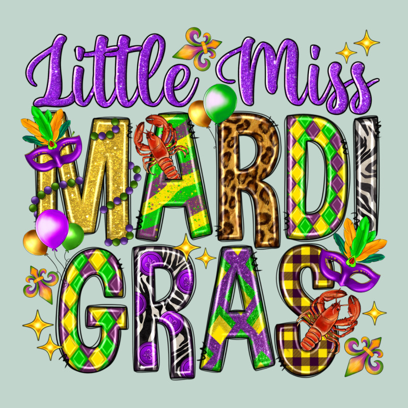 Little Miss Mardi Gras Hjf Zipper Hoodie by HowdyJamesFarm | Teevron