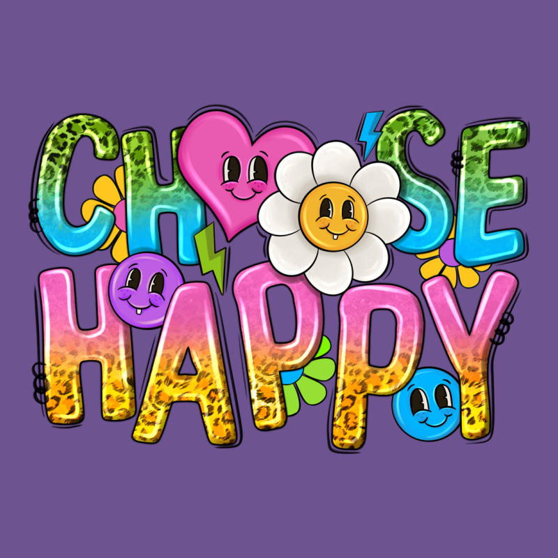 Choose Happy With Smile Vintage Tee by NancyCooperArtShop | Teevron
