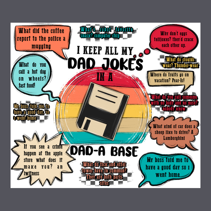 ı Keep All My Dad Jokes In A Dad A Base Vintage Hoodie by MaliasSmallBusiness | Teevron