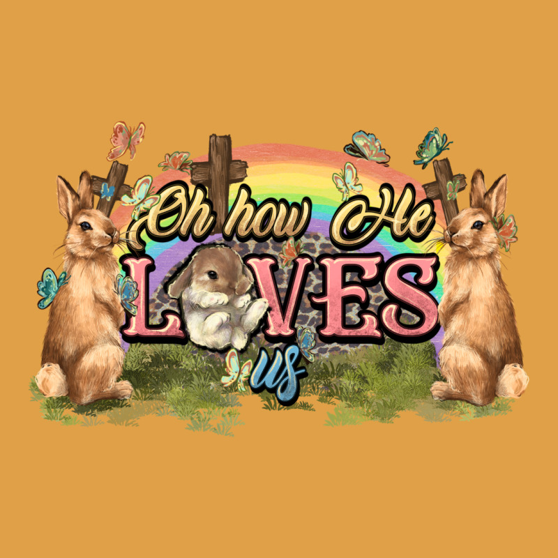 Oh How He Loves Us Cross Easter Day Premium Hoodie by HowdyJamesFarm | Teevron