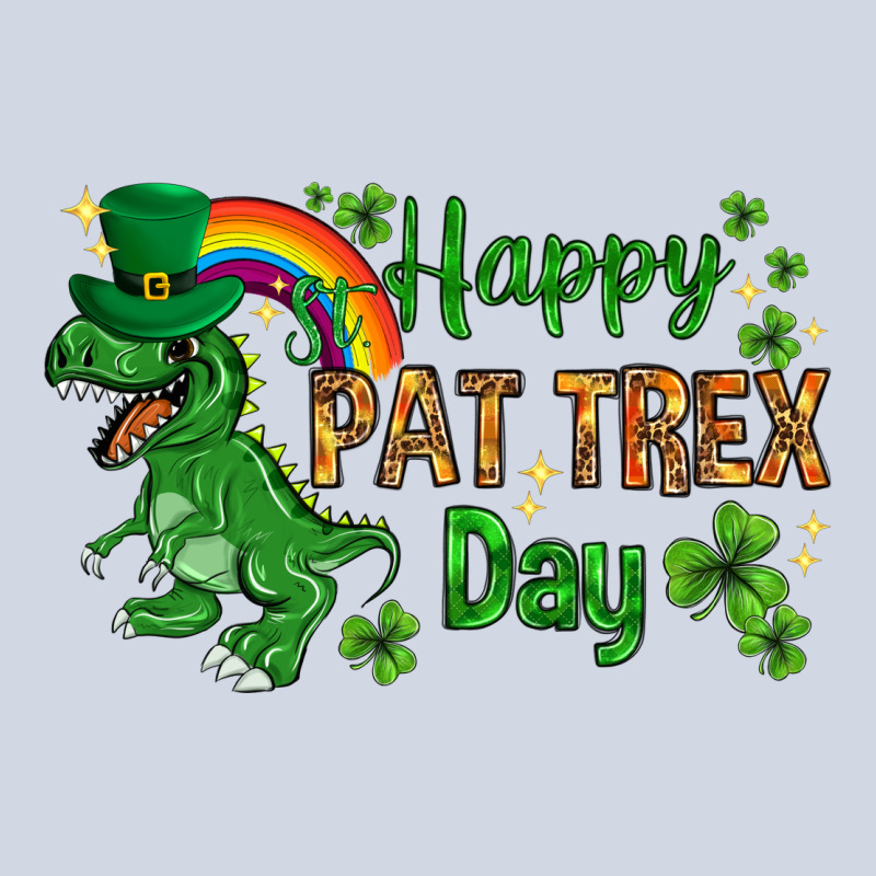 St. Patrick's Happy Pat T-rex Day With Rainbow Premium Sweatshirt by HowdyJamesFarm | Teevron
