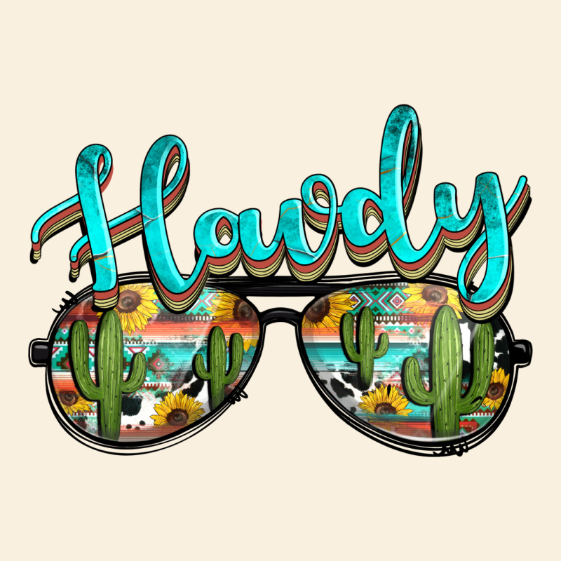 Western Howdy Police Sunglasses Vintage Hoodie by NancyCooperArtShop | Teevron