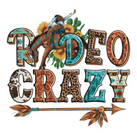 Rodeo Crazy Bucking Bronco Cowboy Premium Tee | Teevron