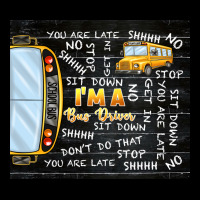 I'm A Bus Driver School Bus Black Zipper Hoodie | Teevron
