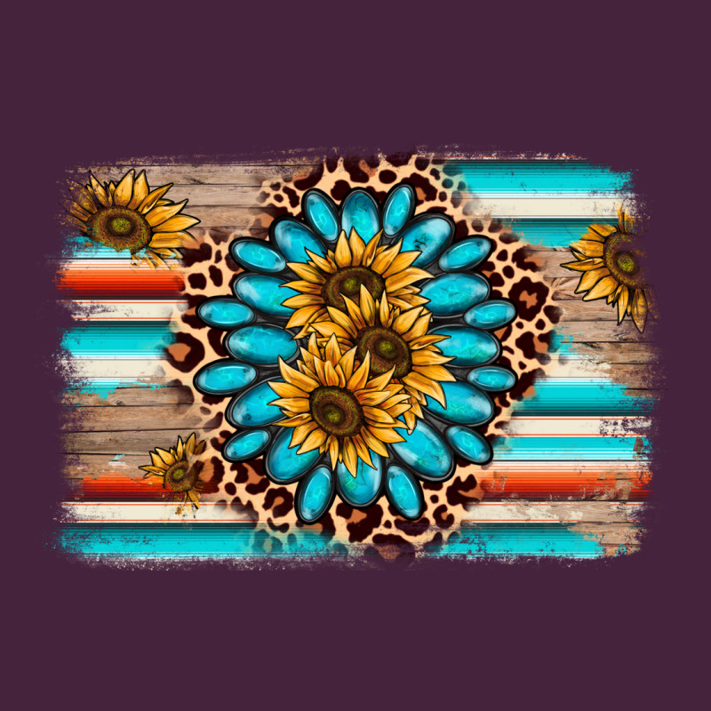 Gemstone Sunflower Background Premium Tee by AdoDesignShop | Teevron
