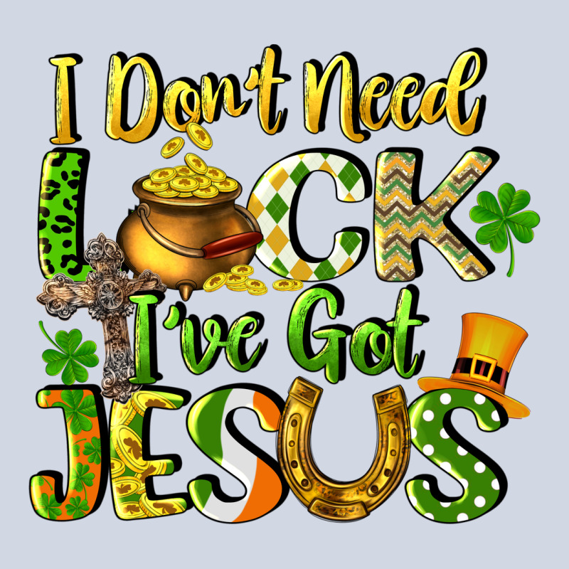 I Don't Need Luck I've Got Jesus Premium Sweatshirt by CowGirlArtShop | Teevron
