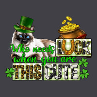 St. Patrick's Cat Who Needs Luck When You Are This Heavyweight Hoodie | Teevron