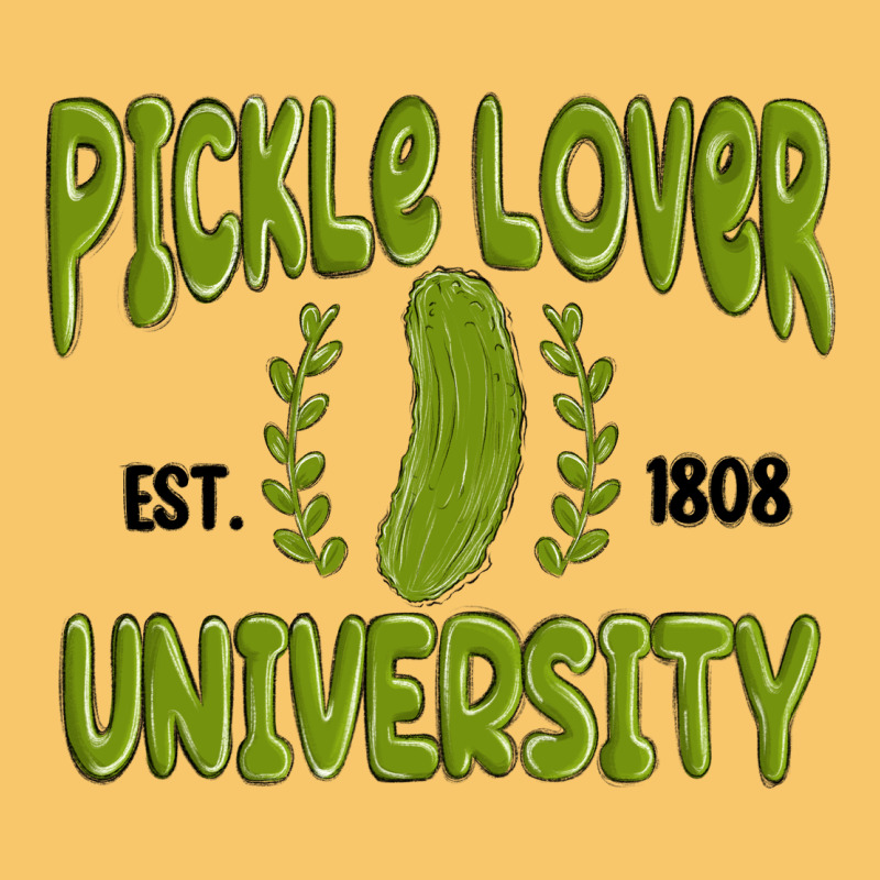 Pickle Lover University Vintage Hoodie by MaliasSmallBusiness | Teevron