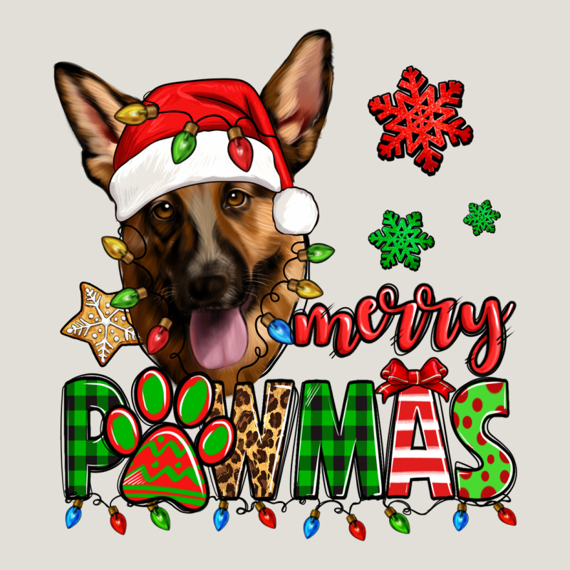 Merry Pawmas Christmas German Shepherd Heavy Core Tee by Jasminsmagicworld | Teevron
