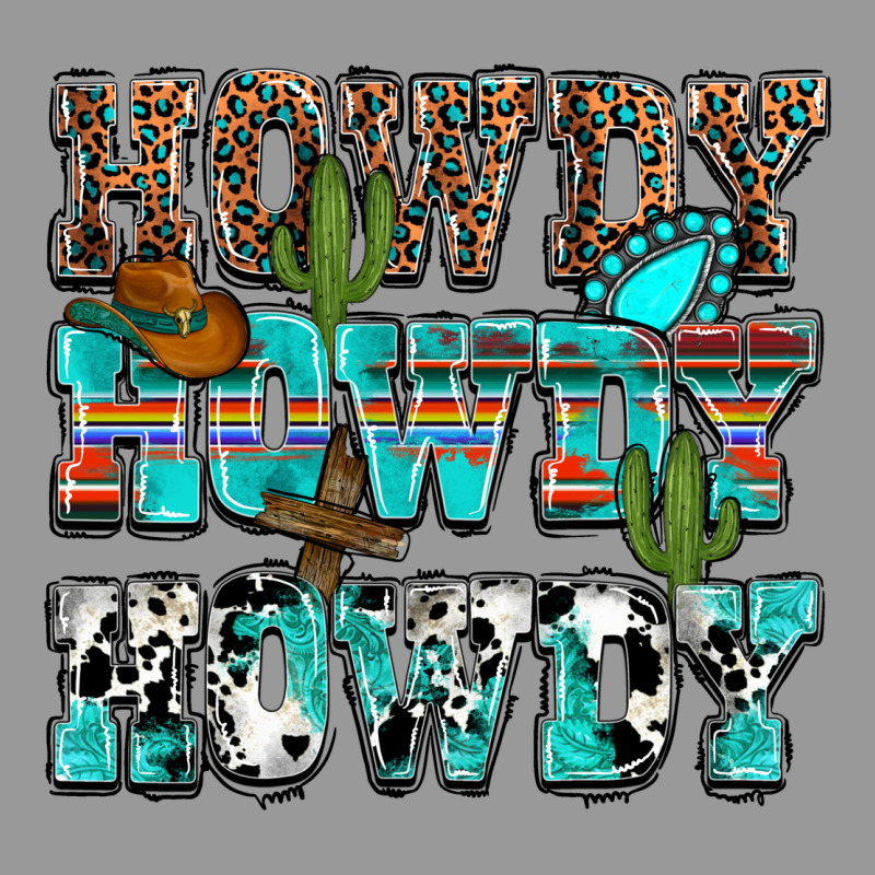 Western Howdy Howdy Howdy Vintage Hoodie by NancyCooperArtShop | Teevron