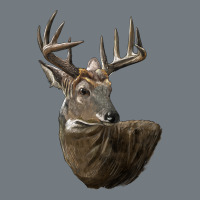White Tailed Buck Deer Head Heavyweight Sweatshirt | Teevron