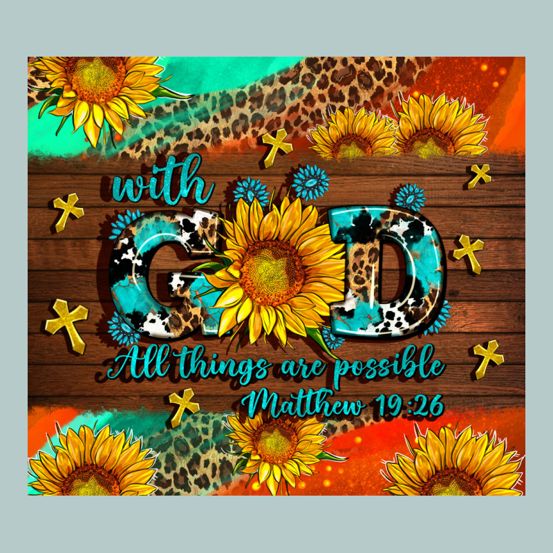 With God All Things Are Possible Heavy Core Tee by AdoDesignShop | Teevron