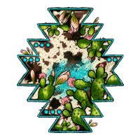 aztec  cowhide cactus gemstone | Teevron