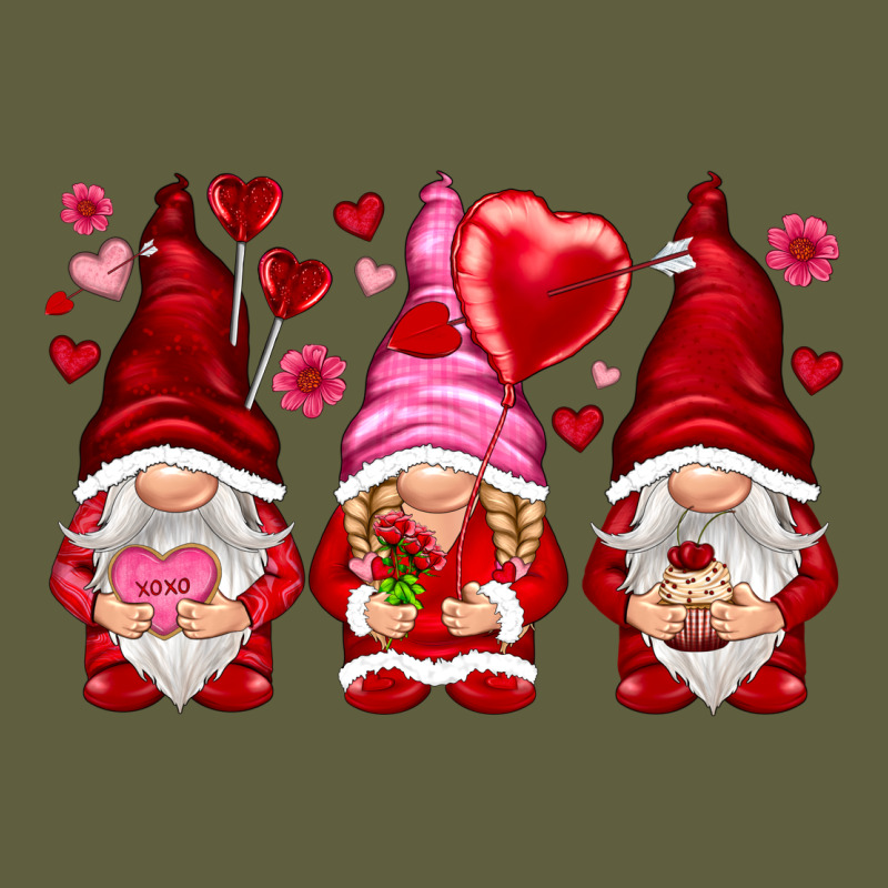 Valentines Day Gnomies With Heart Balloon Vintage Tee by NancyCooperArtShop | Teevron