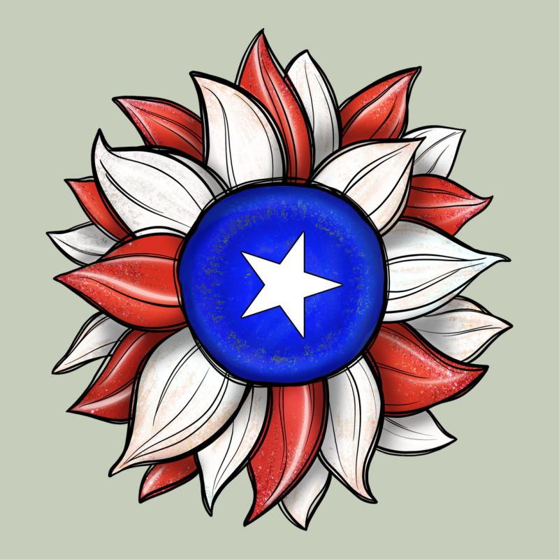 Sunflower Puerto Rico Flag Ladies Tee by JahusDesignShop | Teevron
