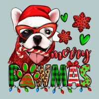Merry Pawmas Christmas French Bulldog Heavy Core Tee | Teevron