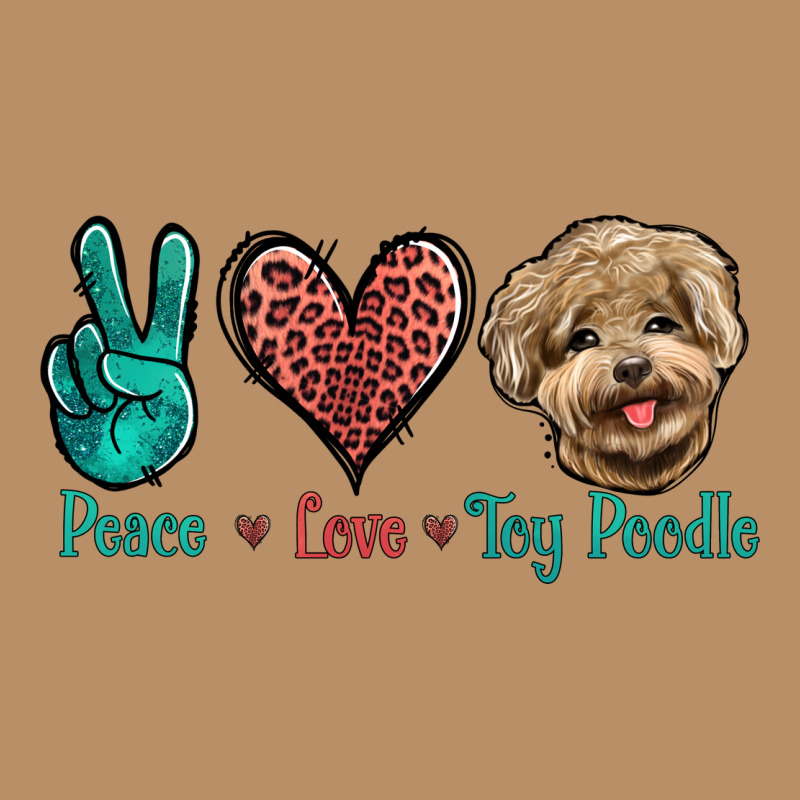 Peace Love Toy Poodle Vintage Hoodie by Jasminsmagicworld | Teevron